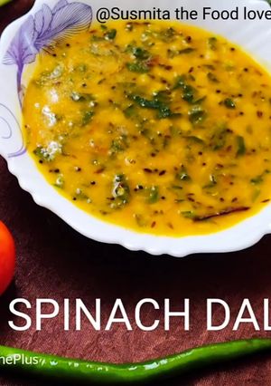 A picture of Palak dal.