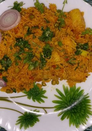 A picture of Veg Pulao....!!!.