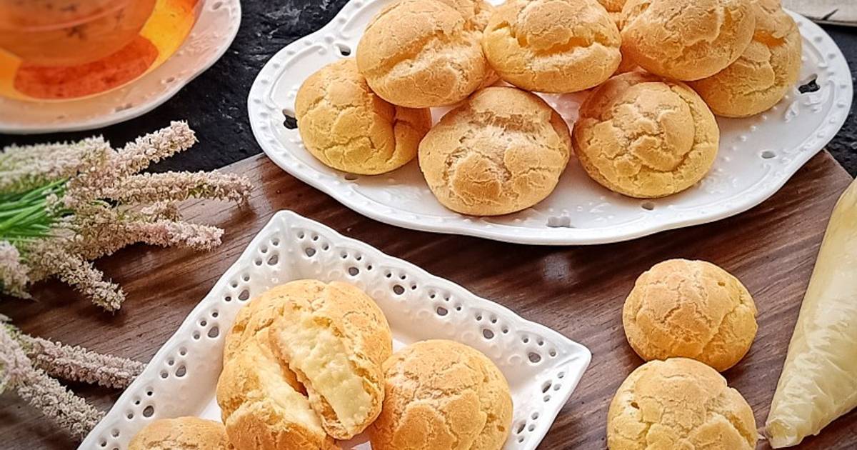 Resep Soes Vla Keju (tanpa mixer & tanpa spuit) oleh Ine Setiawati