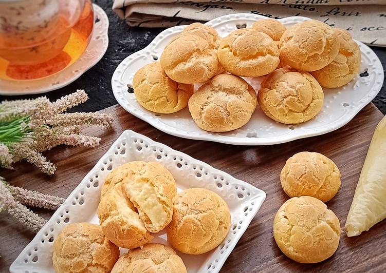 Soes Vla Keju (tanpa mixer & tanpa spuit)