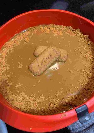 Una foto de Tarta lotus sin horno