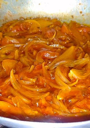 टमाटर प्याज की सब्जी रेसिपी मुख्य फोटो