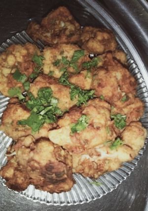 صورة لوصفة القرنبيط المقلي بالبيض كرسبي 🥚🥚
