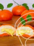 Orange Custard Bao Bun