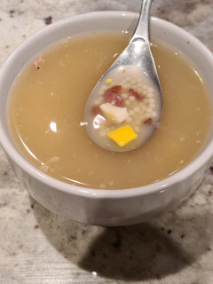 Una foto de Sopa de jamón