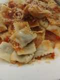 Raviolones caseros de verdura