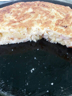 Una foto de Tortilla española a la carbonara