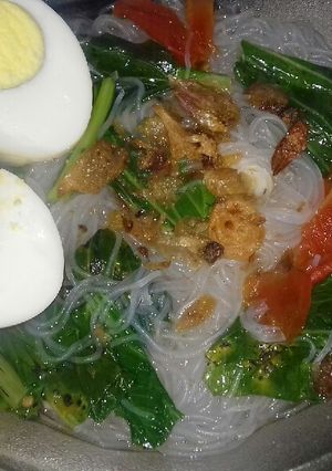 Foto resep Soup bihun mata sapi simple