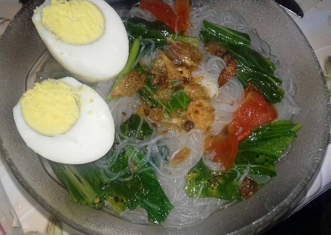 Resep Soup bihun mata sapi simple Yang Menggugah Selera