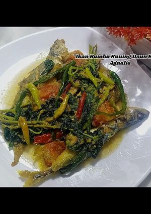 Foto resep "Ikan Bumbu Kuning Daun Ruku²"