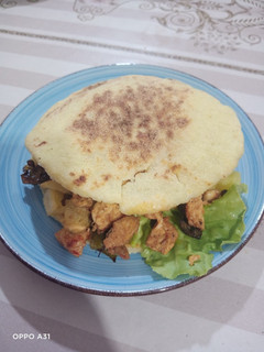 صورة لوصفة ساندويتش بالخبز المنفوخ 🌮🍔