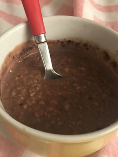 Una foto de Gachas de chocolate