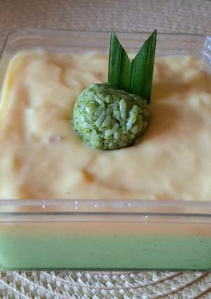 Foto resep Puding Tapai Banjar dengan Vla Durian