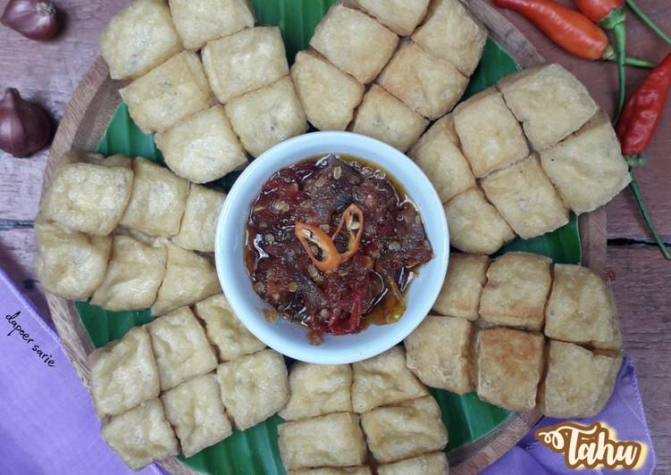 Tahu Domino Sambal Bawang