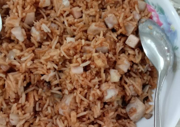 Yam rice(nasi talas)