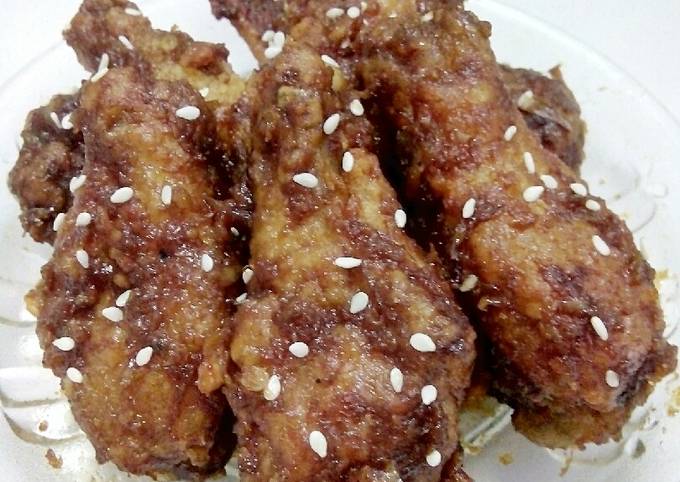 Chicken wings ala korea simple