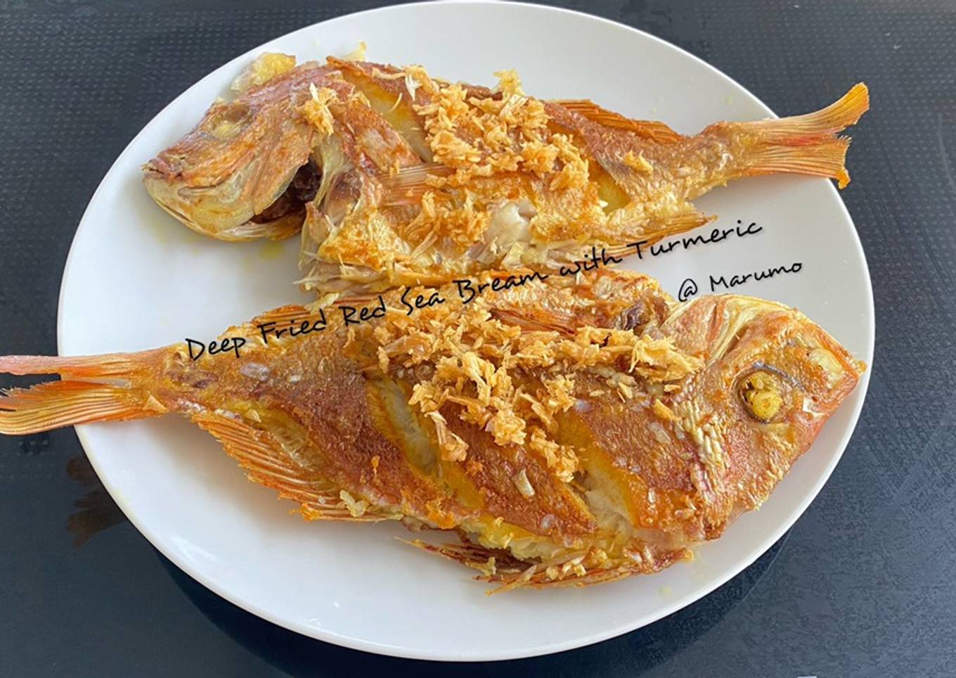 Deep Fried Red Sea Bream with Turmeric