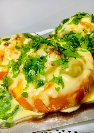Una foto de 🍅TOMATES🍅 AL HORNO🥘