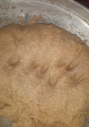 Una foto de Masa con harina integral para pizza