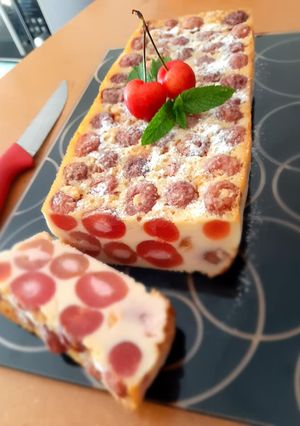 Foto resep Clafoutis buah cerry
