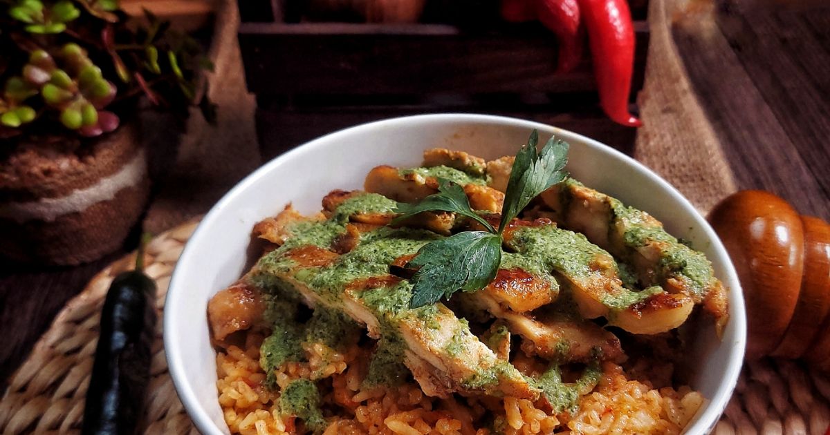 Resep African Chicken Rice Set (Peruvian Chicken Dan Jollofa Rice) oleh ...