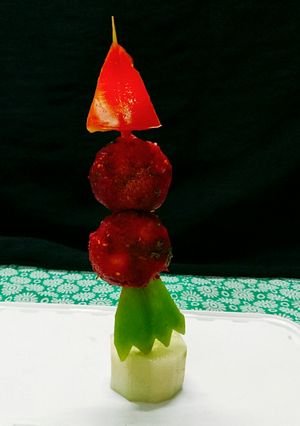 A picture of Rocket kabab.