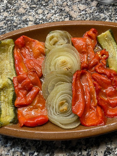 Una foto de Verduras al horno