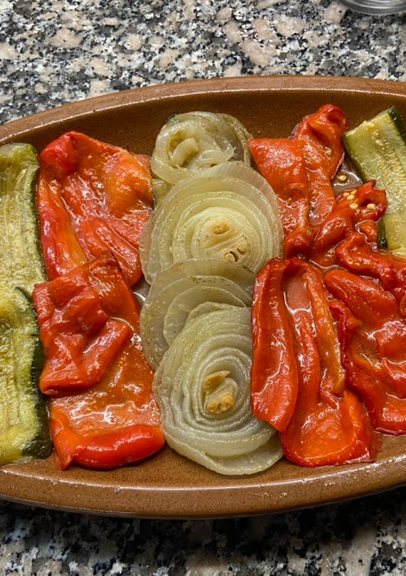 Una foto de Verduras al horno