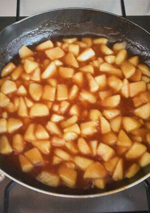 Foto resep Homemade Apple Pie Filling (Isian Pie Apel)