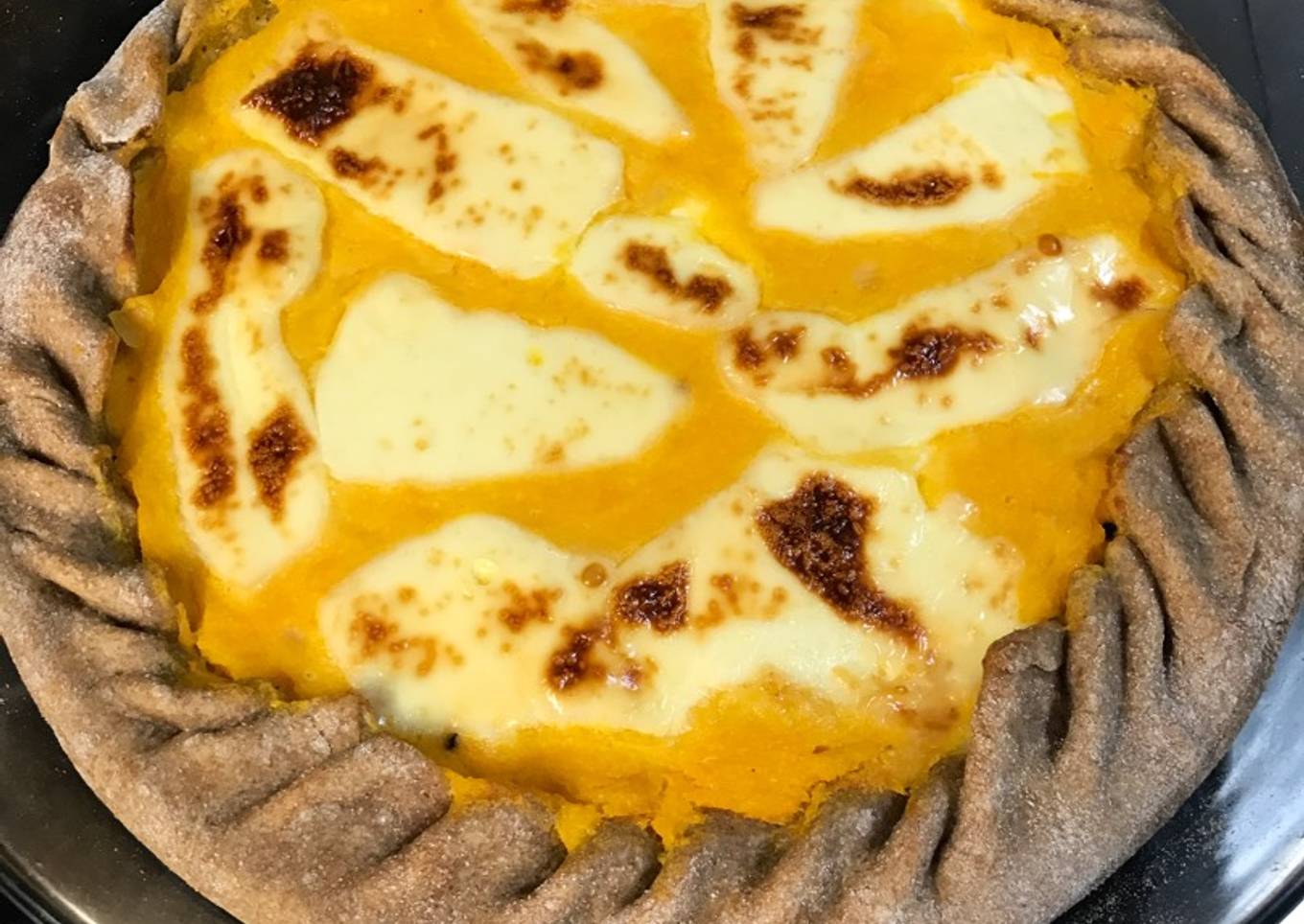 Tarta de calabaza y queso