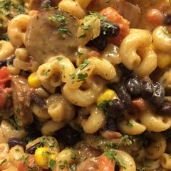 A picture of Meaty Cheesy Mexican Pasta.