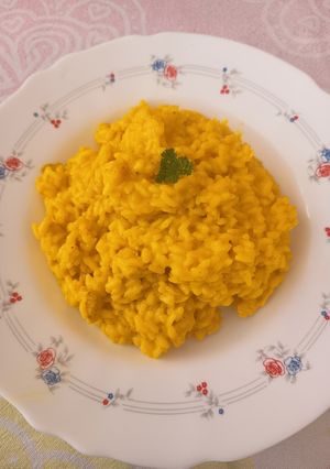 Una foto de Arroz Meloso de Pollo al Curry