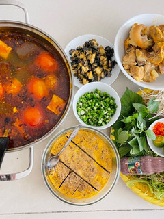 Hình của món Bún riêu cua đồng.