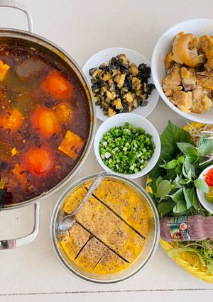 Hình của món Bún riêu cua đồng.