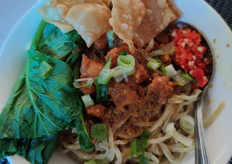 Resep Mie ayam anti repot, Enak Banget