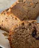 Budín fácil de nueces y pasas rápido infalible vegano