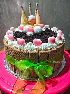 Foto resep Basic Tart Blackforest NCC