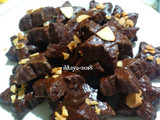 Choco cashew cookies
