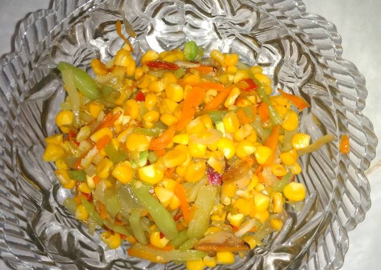 Resep Tumis labu siam jagung..wuueenaaakk yang praktis