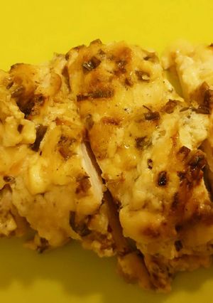 Una foto de Pechugas hasselback