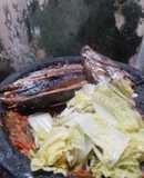 Ikan asap sambel mentah