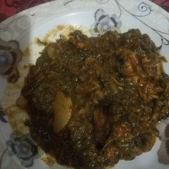 Shaljam Palak Gosht A picture of Shaljam Palak Gosht.