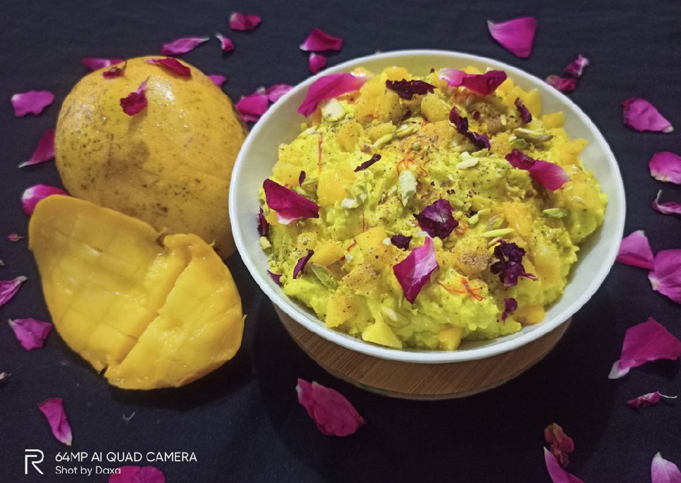 Mango Shrikhand or Matho