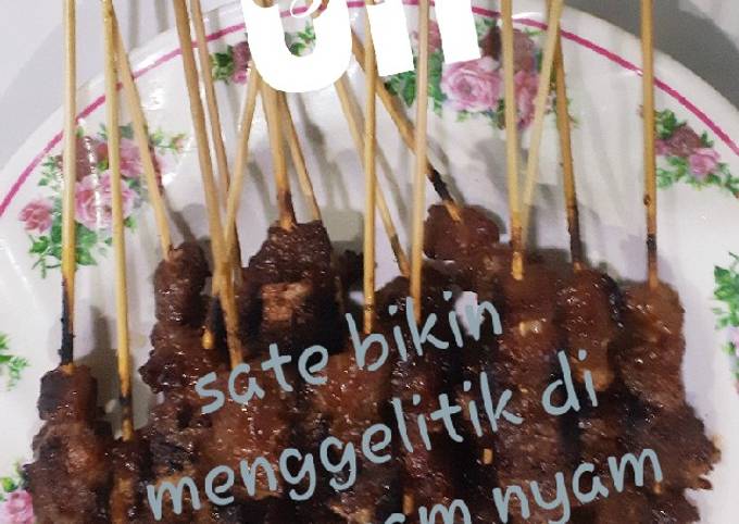 Cara Gampang Membuat Sate daging spesial arka, Lezat Sekali