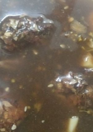 A picture of Vegetable Manchurian.