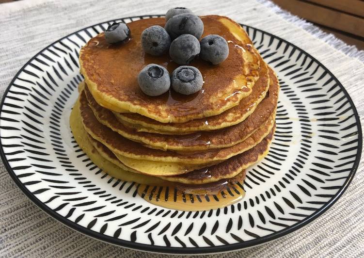 Steps to Prepare Quick No milk… no egg… no problem… Pancakes for breakfast