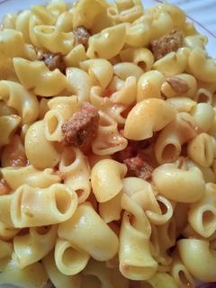 صورة لوصفة معكرونة بالطون أو بالتونة الشهية 🥫😻