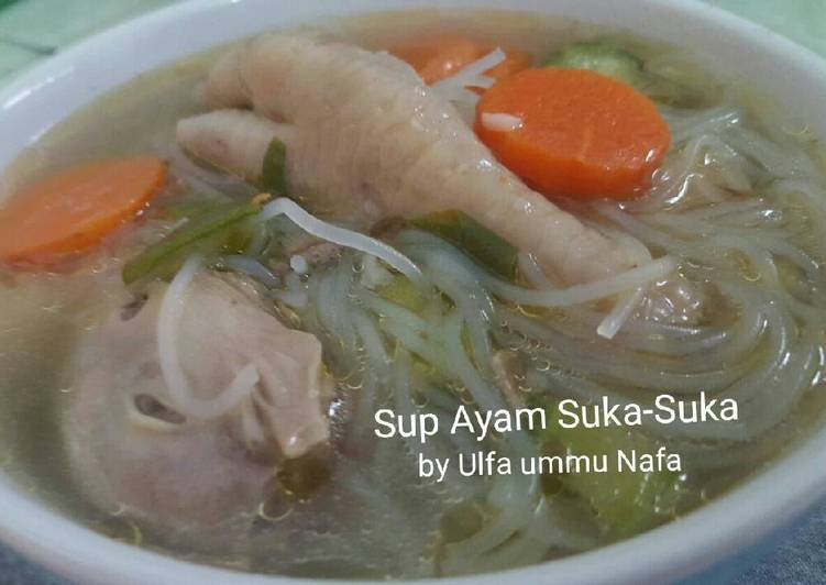 Resep Sup Ayam Suka-Suka Lezat