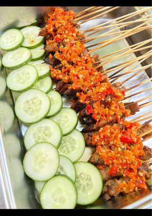 Foto resep Sate Sapi Rica Bakar