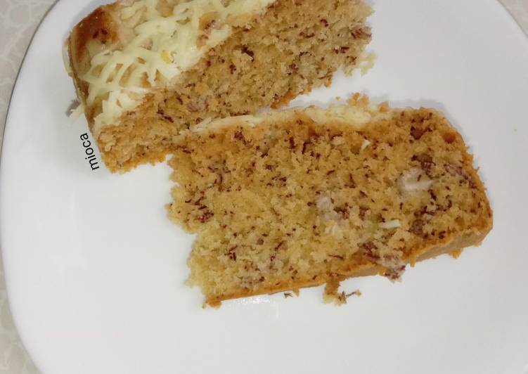 Cara Gampang Membuat Banana Cake 1 telur, no mixer Anti Gagal
